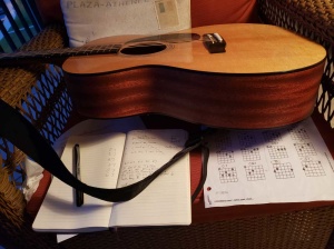 Guitar and writing